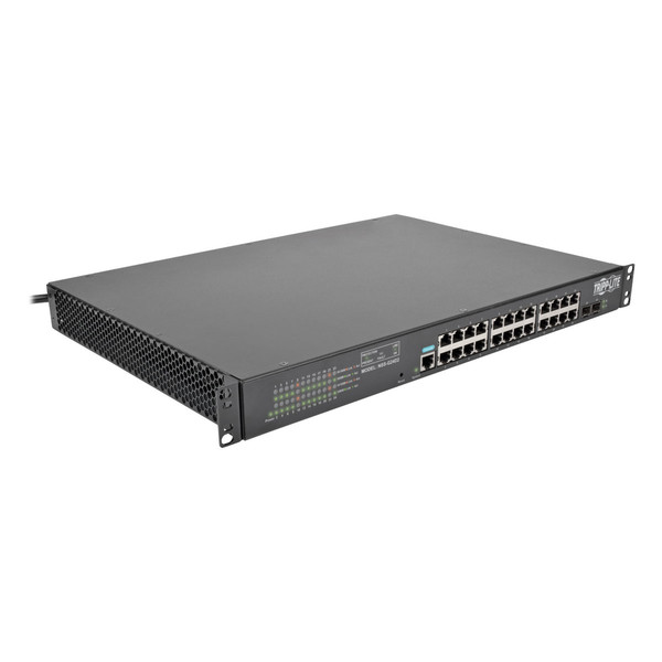 Tripp Lite NSS-G24D2 Managed network switch L2 Gigabit Ethernet (10/100/1000) 1U Schwarz Netzwerk-Switch