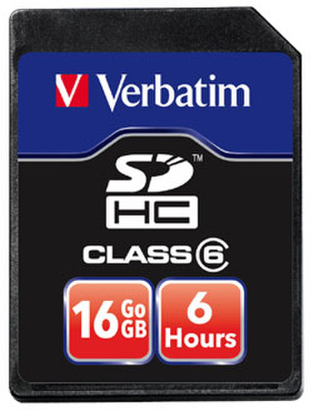 Verbatim 16GB HD Video 16ГБ SDHC карта памяти