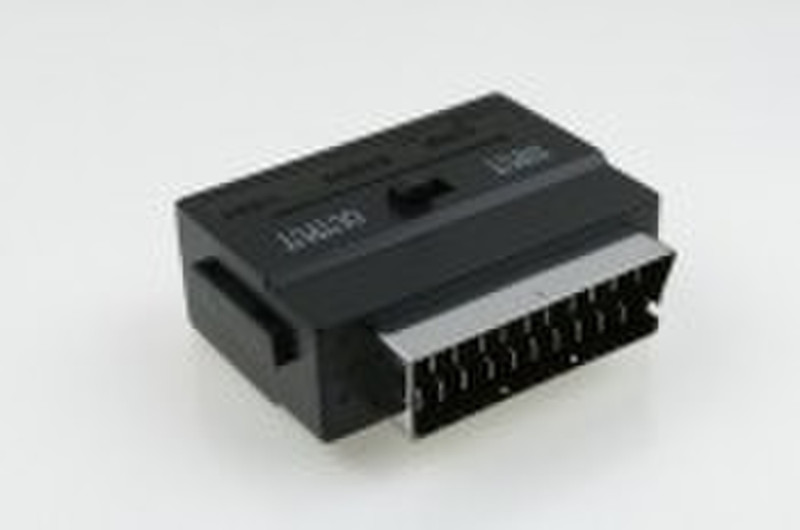 Iconn Scart adapter Video/Audio S-video +3xRCA Female In-Out wire connector
