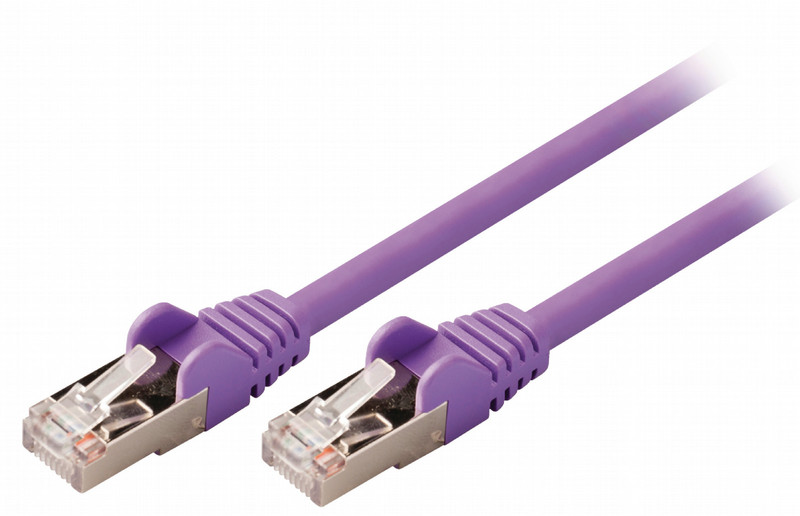 Valueline VLCP85121U025 0.25м Cat5e SF/UTP (S-FTP) Пурпурный сетевой кабель