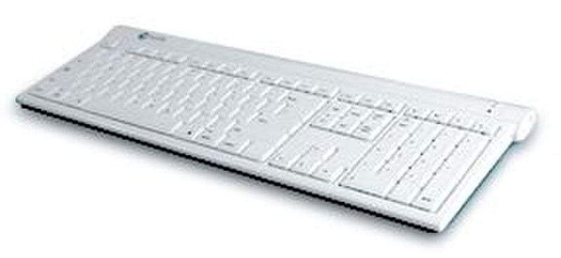 Macally USB Slim Keyboard White (QWERTZU), SW USB QWERTZ Белый клавиатура
