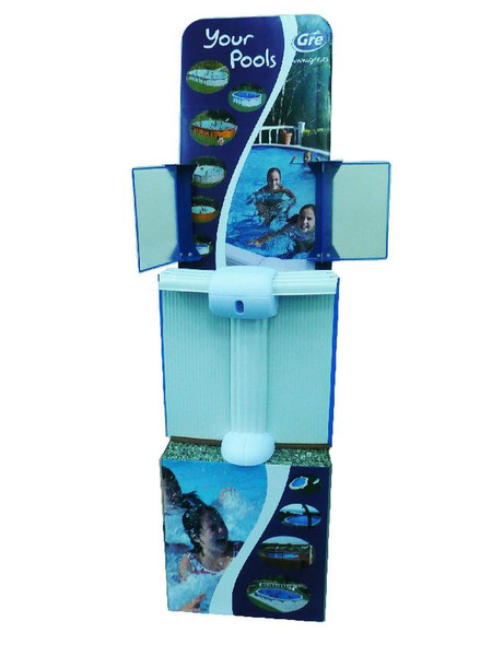 Gre EXPOPMA Wall-mounted Blue,White presentation display