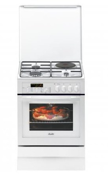 Sauter SCM1065W Freestanding Combi hob A White cooker