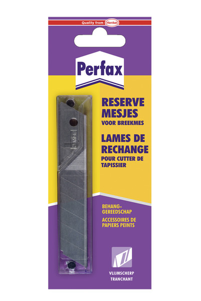 Perfax 5410091610340 10pc(s) utility knife blade