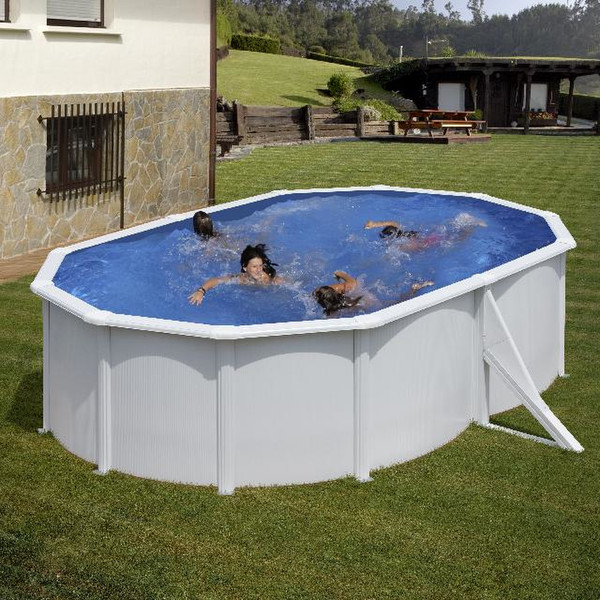 Gre KIT510ECOB Frame Oval 14550L White above ground pool