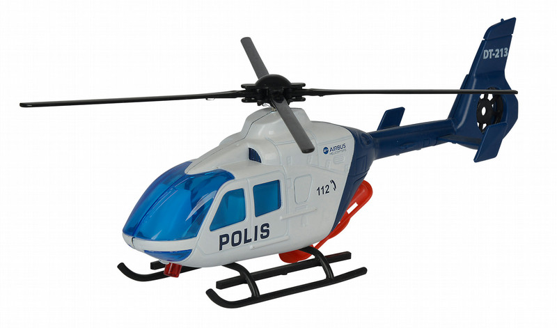 Dickie Toys Police Helicopter Kunststoff Blau, Grau Schiebe- & Ziehspielzeug