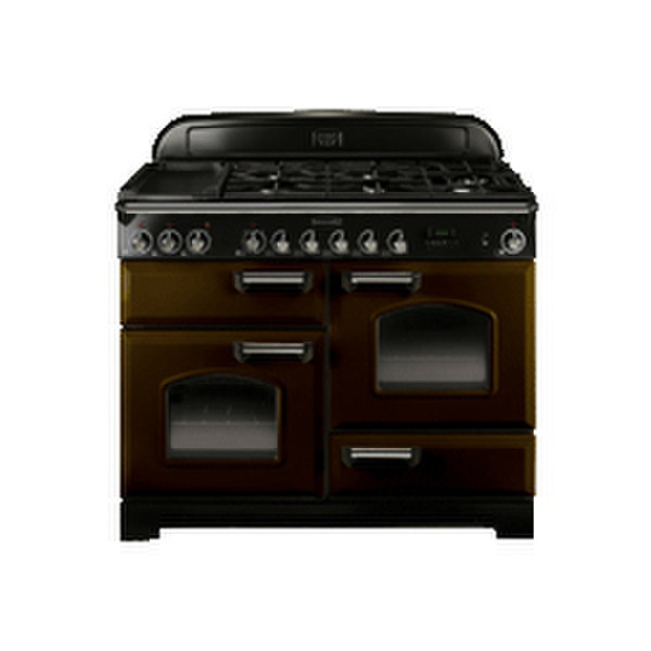 Falcon Classic Deluxe 110 Freestanding Gas hob A Brass,Chocolate