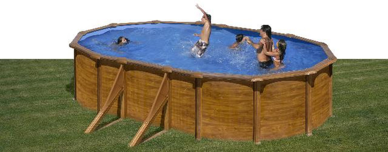 Gre KIT500W Frame Oval 14550L Wood above ground pool