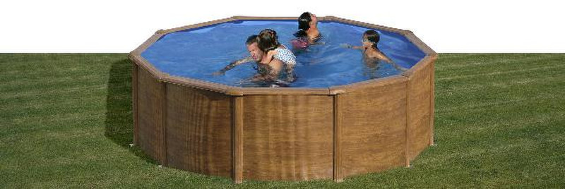 Gre KIT460WB Frame Round 17450L Wood above ground pool