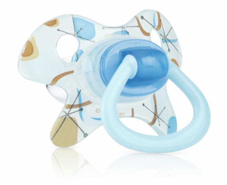 Nuby Geo Classic baby pacifier Orthodontic Blue