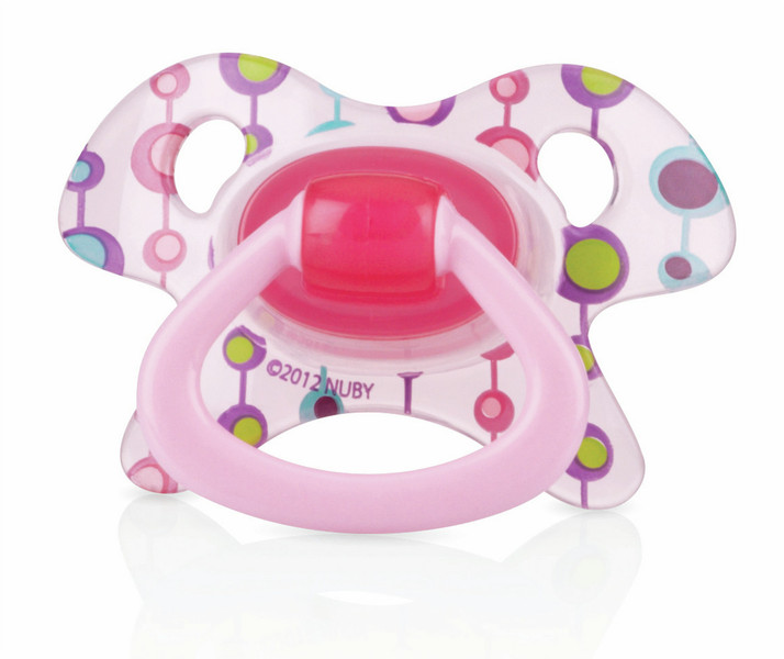 Nuby Geo Classic baby pacifier Orthodontic Pink