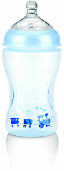 Nuby NT68009DUFRGEITSPEN 330мл Полипропилен (ПП) Синий, Прозрачный бутылочка для кормления