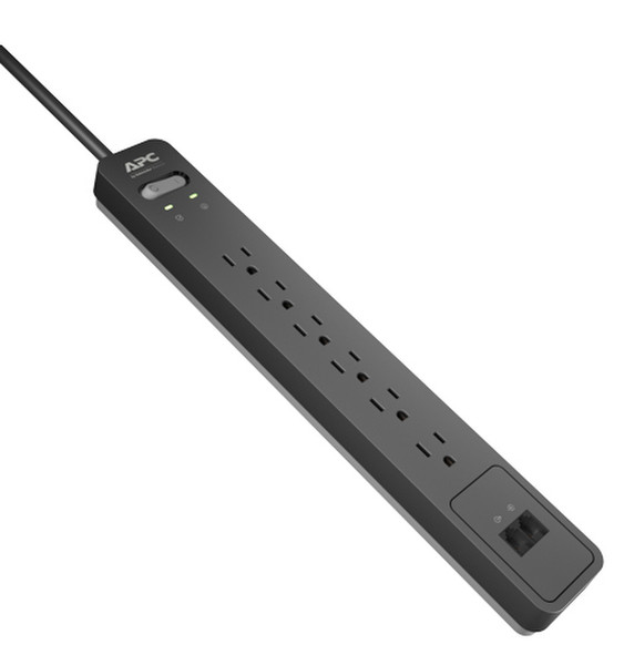 APC SurgeArrest PE6T 6AC outlet(s) 120V 1.83m Black surge protector