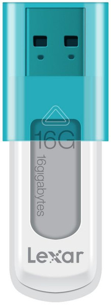 Lexar JumpDrive S50 16GB USB 2.0 Typ A Blau, Weiß USB-Stick