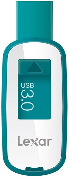 Lexar JumpDrive S25 16ГБ USB 3.0 (3.1 Gen 1) Тип -A Бирюзовый, Белый USB флеш накопитель