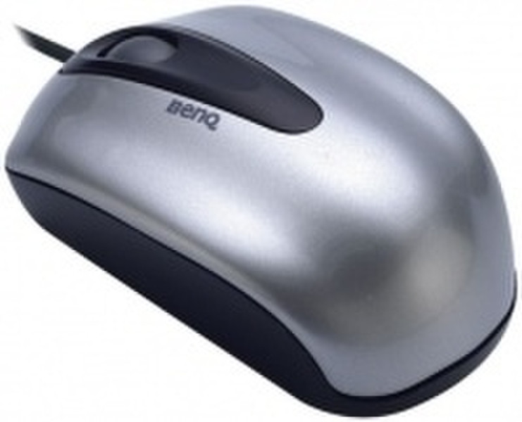 Benq N300 Silver Mini Mouse USB Оптический 800dpi Cеребряный компьютерная мышь