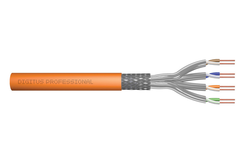 ASSMANN Electronic DK-1743-VH-D-5 500м Cat7 SF/UTP (S-FTP) Оранжевый сетевой кабель