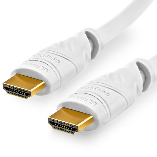deleyCON MK-MK20 2м HDMI HDMI Белый HDMI кабель