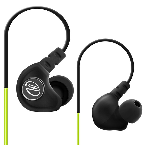 deleyCON SOUNDSTERS S19 Intraaural Ear-hook,In-ear Black,Green
