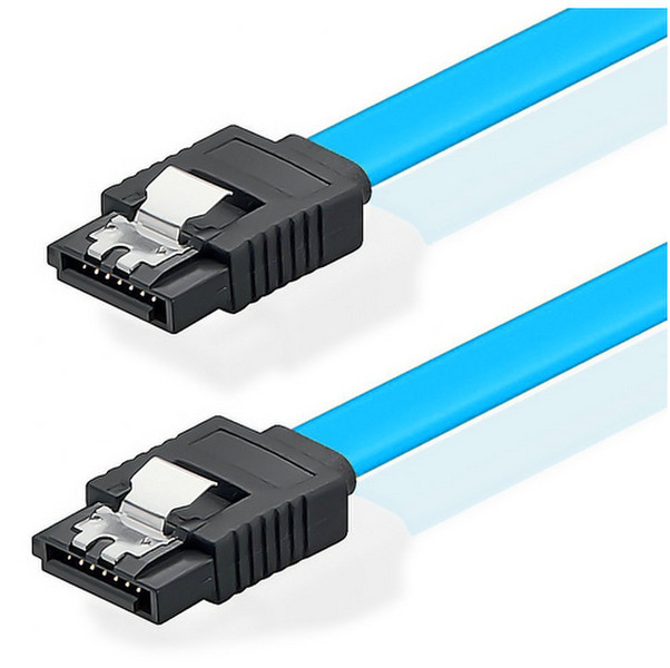 deleyCON 0.5m SATA III m/m 0.5м SATA III 7-pin SATA III 7-pin Синий кабель SATA