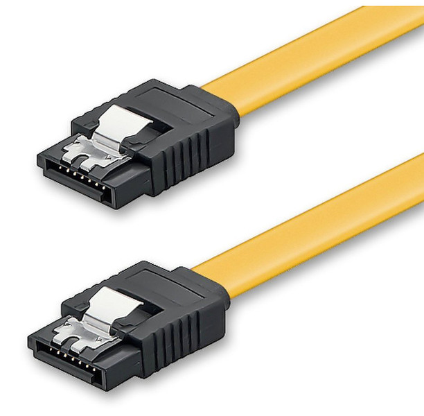 deleyCON 0.5m SATA III m/m 0.5m SATA III 7-pin SATA III 7-pin Gelb SATA-Kabel