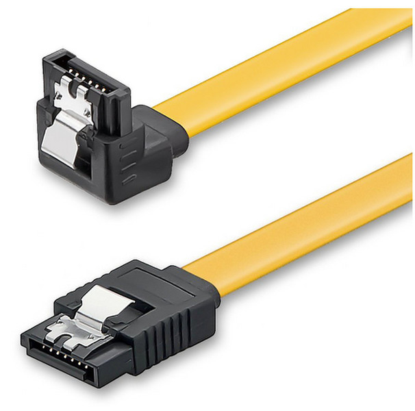 deleyCON 0.3m SATA III m/m 0.3m SATA III 7-pin SATA III 7-pin Gelb SATA-Kabel