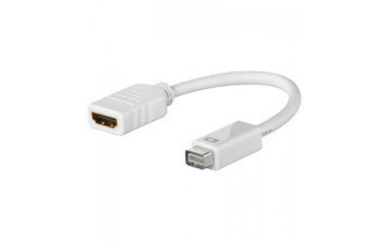 Mercodan 565035 0.15м Mini-DVI HDMI Белый адаптер для видео кабеля