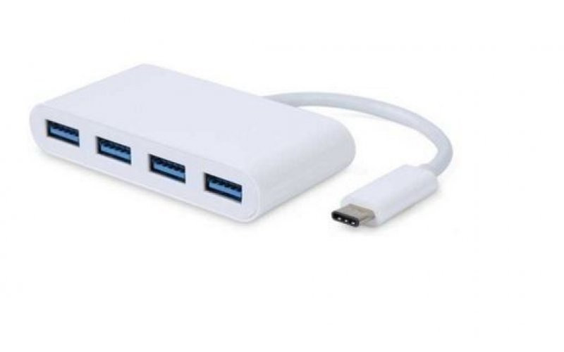 Mercodan 866000 USB 3.0 (3.1 Gen 1) Type-C Белый хаб-разветвитель