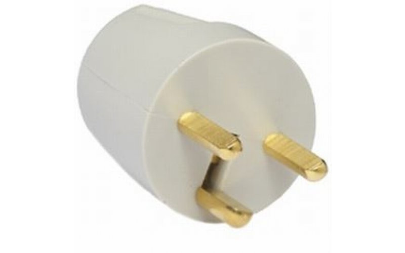 Mercodan 940132 White electrical power plug