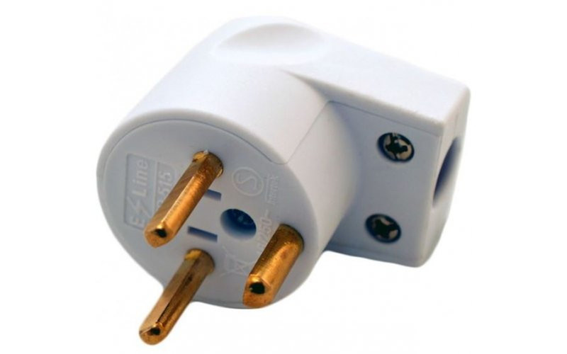 Mercodan 940133 White electrical power plug