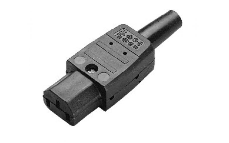 Mercodan 941233 C13 Black electrical power plug