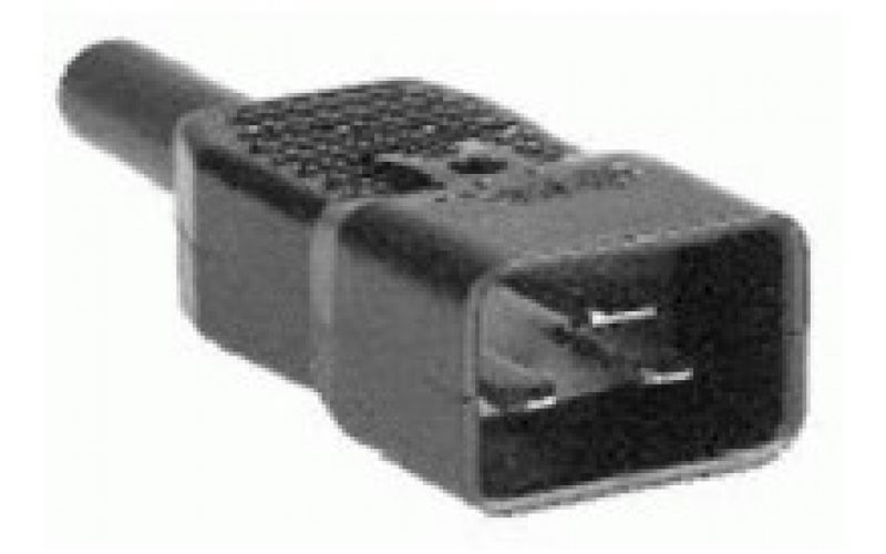 Mercodan 941234 C20 Black electrical power plug