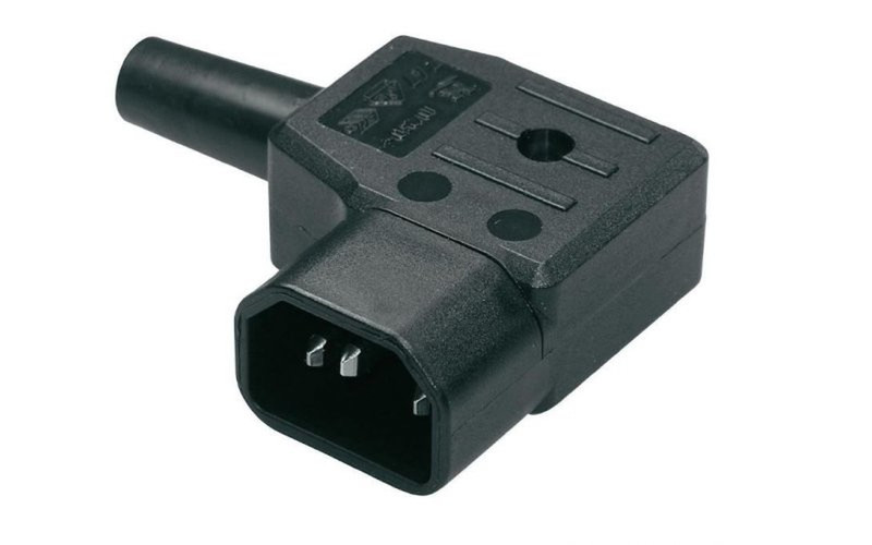Mercodan 941239 C14 Black electrical power plug