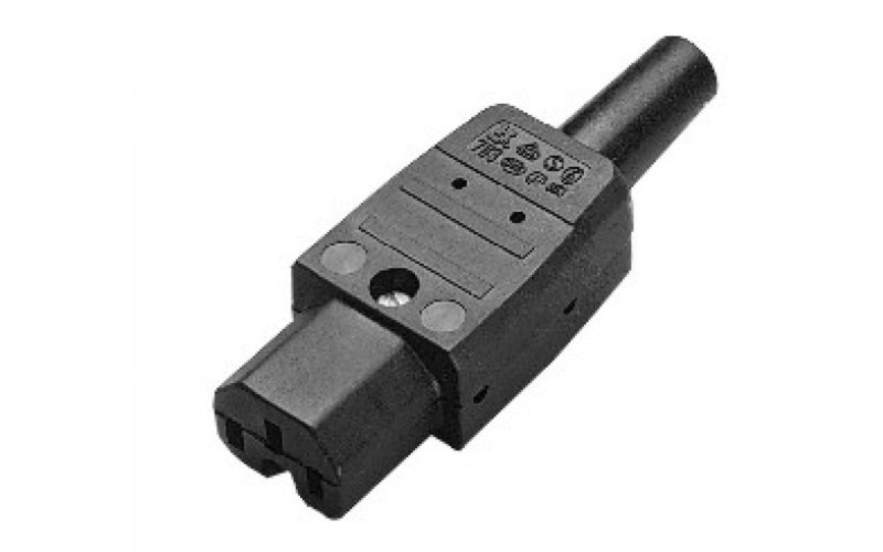 Mercodan 941245 C15 Black electrical power plug
