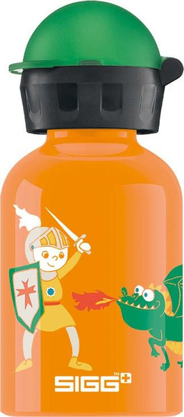 SIGG Hello Little Knight 300мл Алюминиевый Черный, Зеленый, Оранжевый бутылка для питья