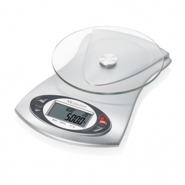 Medisana KS 220 Tabletop Rectangle Electronic kitchen scale Stainless steel