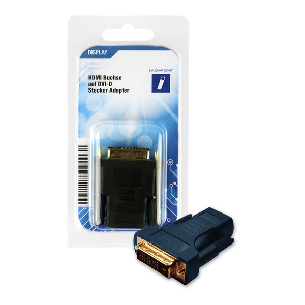 Innovation IT 1A 354156 DISPLAY DVI-D HDMI Black,Gold video cable adapter