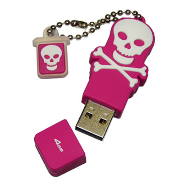 Emtec Scallywag 4GB 4ГБ USB 2.0 Тип -A Красный USB флеш накопитель