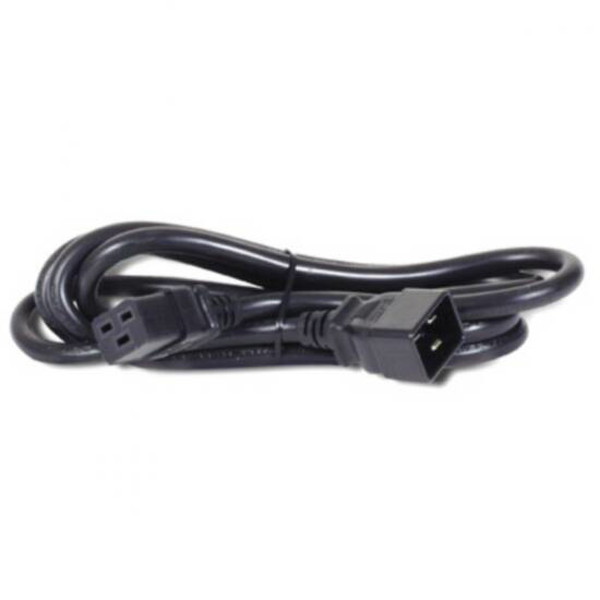 Link Accessori LP21908 2m C20 coupler C19 coupler Black power cable