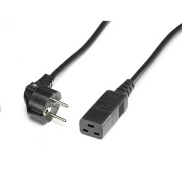 Link Accessori LP21907 2m CEE7/7 Schuko C19 coupler Black power cable