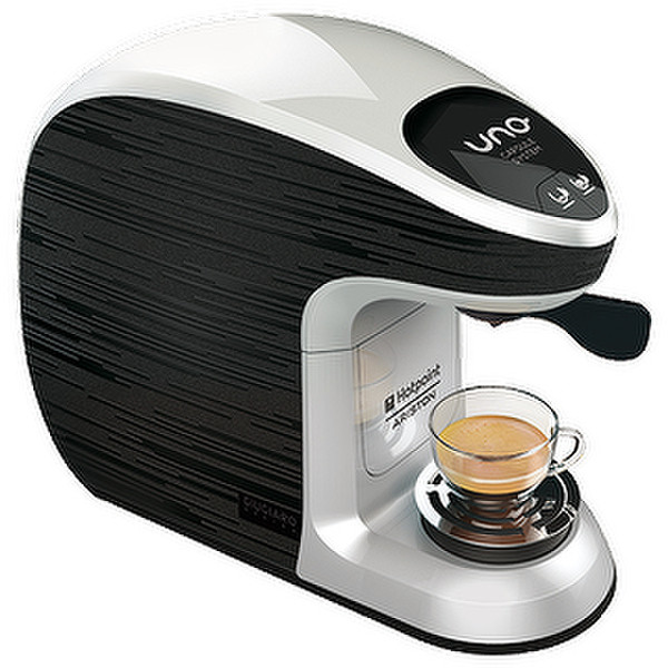 Hotpoint Uno Small Pod coffee machine 0.5L Black,Grey