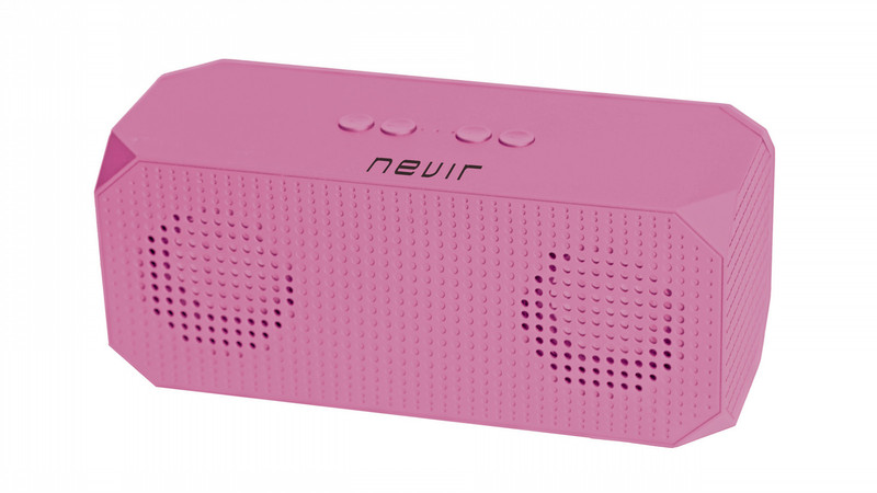 Nevir NVR-821B Stereo 6W Rechteck Pink