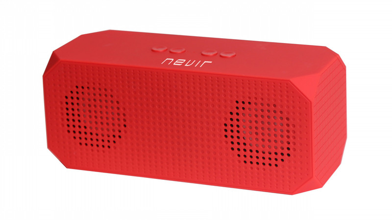 Nevir NVR-821B Stereo 6W Rectangle Red