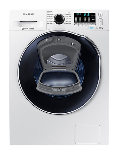 Samsung WD5500K AddWash Washer Dryer with ecobubble, 8kg