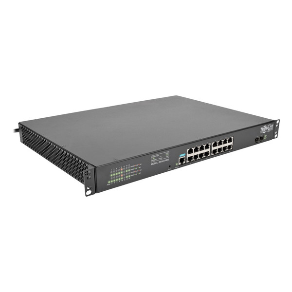 Tripp Lite NSS-G16D2 Managed network switch L2 Gigabit Ethernet (10/100/1000) 1U Schwarz Netzwerk-Switch