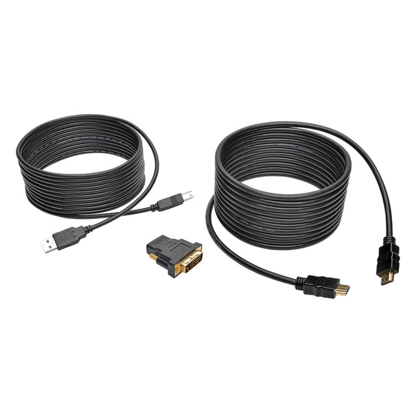 Tripp Lite HDMI/DVI/USB KVM Cable Kit, 4.57 m