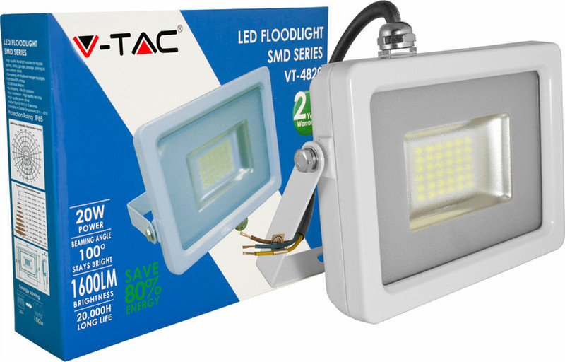 V-TAC LED-FL20-N-SMD-1 20W LED A+ Grey floodlight