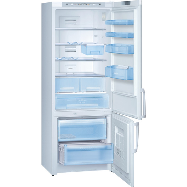 Profilo BD5700NFAH Отдельностоящий 377л 70л A Белый холодильник с морозильной камерой