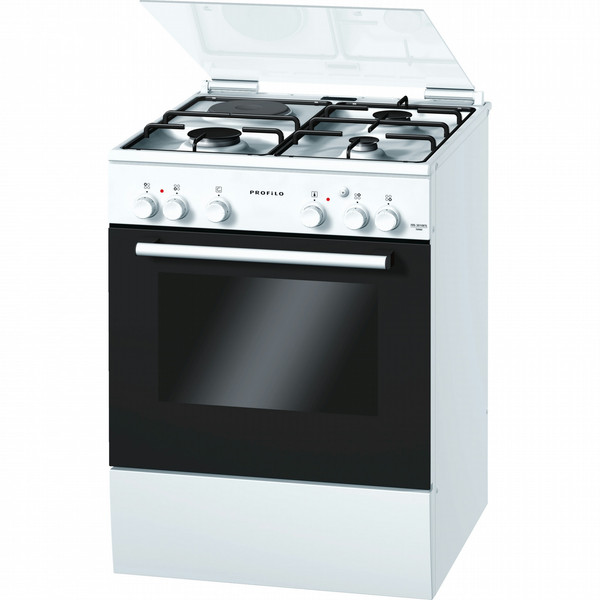 Profilo FRS3010ETL Freestanding Combi hob A Black,White cooker