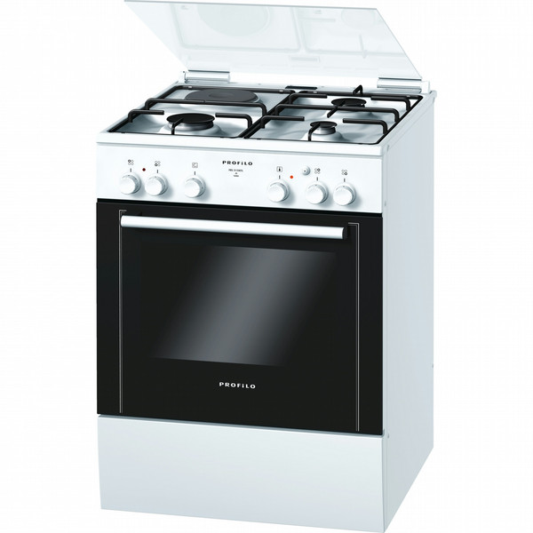 Profilo FRS3110ETL Freestanding Combi hob A Black,White cooker